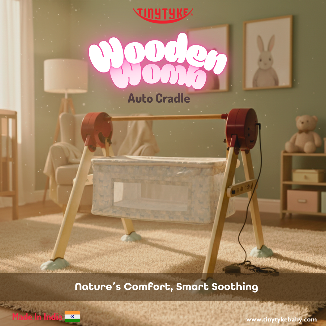 Automatic Wooden Swing Cradle: Safe Reliable Electric Cradles TinyTyke