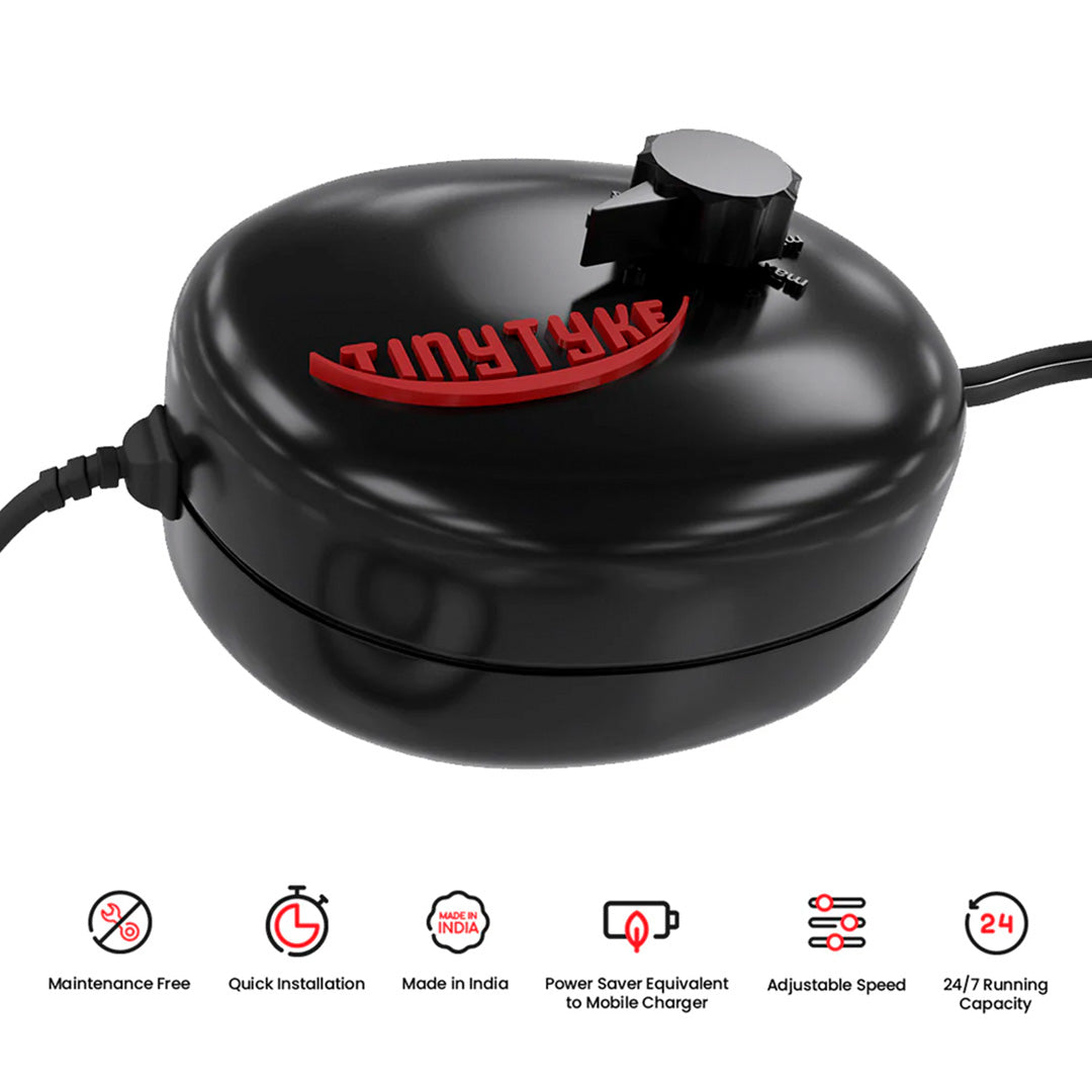 TinyTyke- Automatic Baby Cradle Square Pipe - Semi Foldable