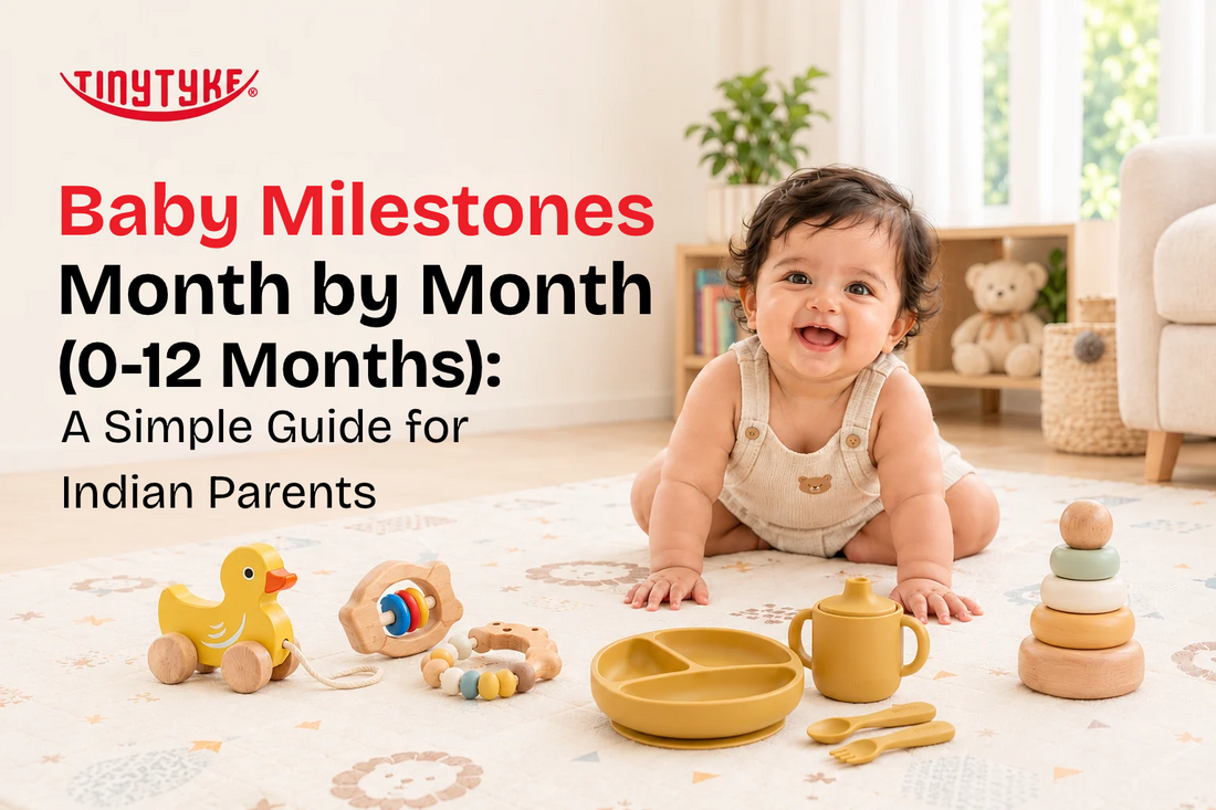Baby Milestones Month by Month (0–12 Months): A Simple Guide for Indian Parents