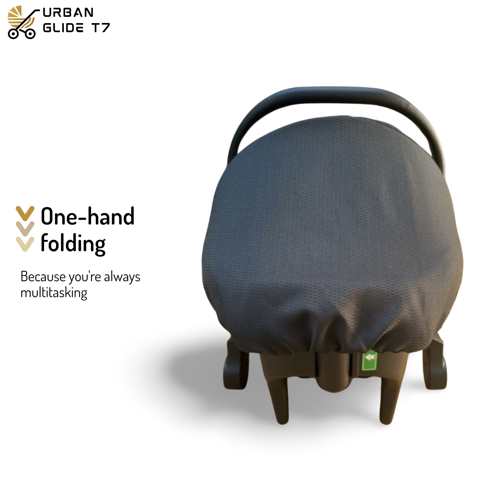 (Pre-book) TinyTyke Urban Glide (T7) Travel System Stroller – Car to Curb in Seconds