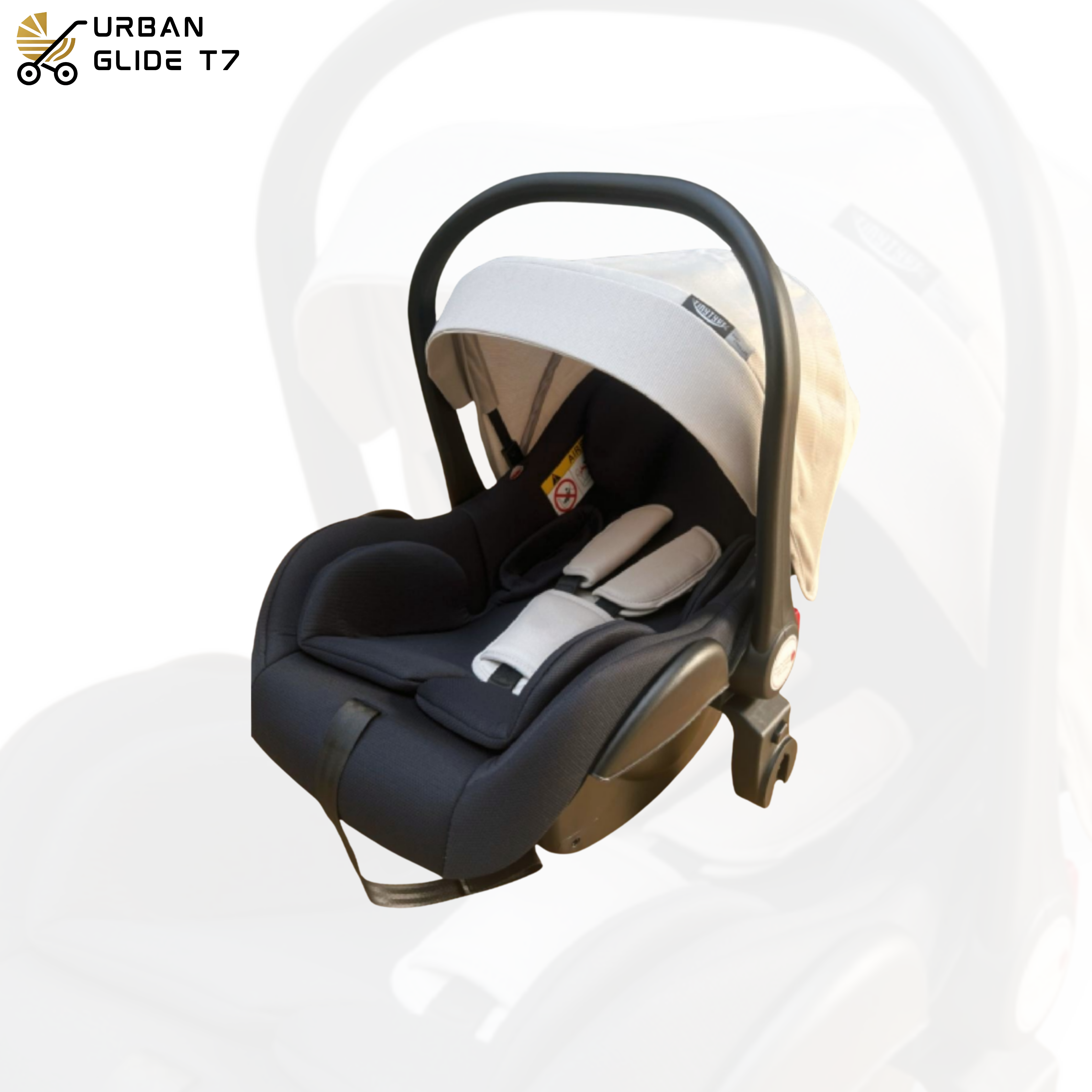 (Pre-book) TinyTyke Urban Glide (T7) Travel System Stroller – Car to Curb in Seconds