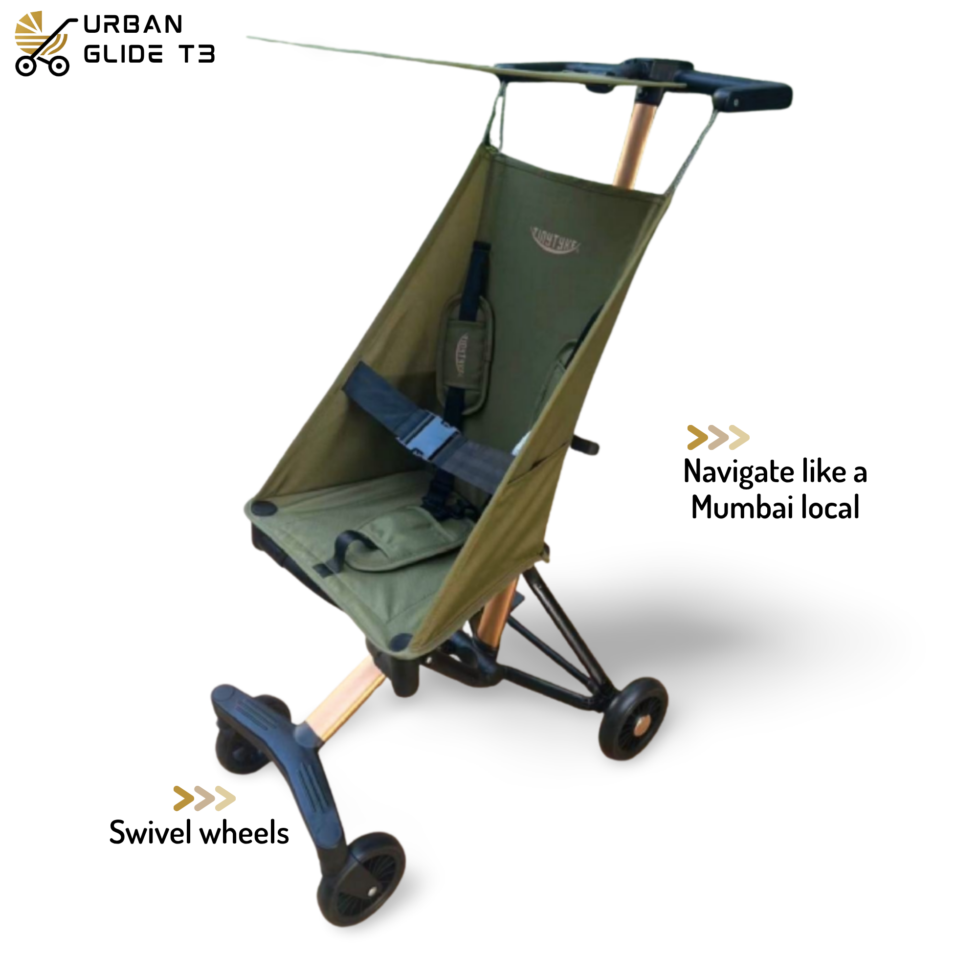 (Pre-book) TinyTyke Urban Glide (T3) Stroller – The Featherweight Champion