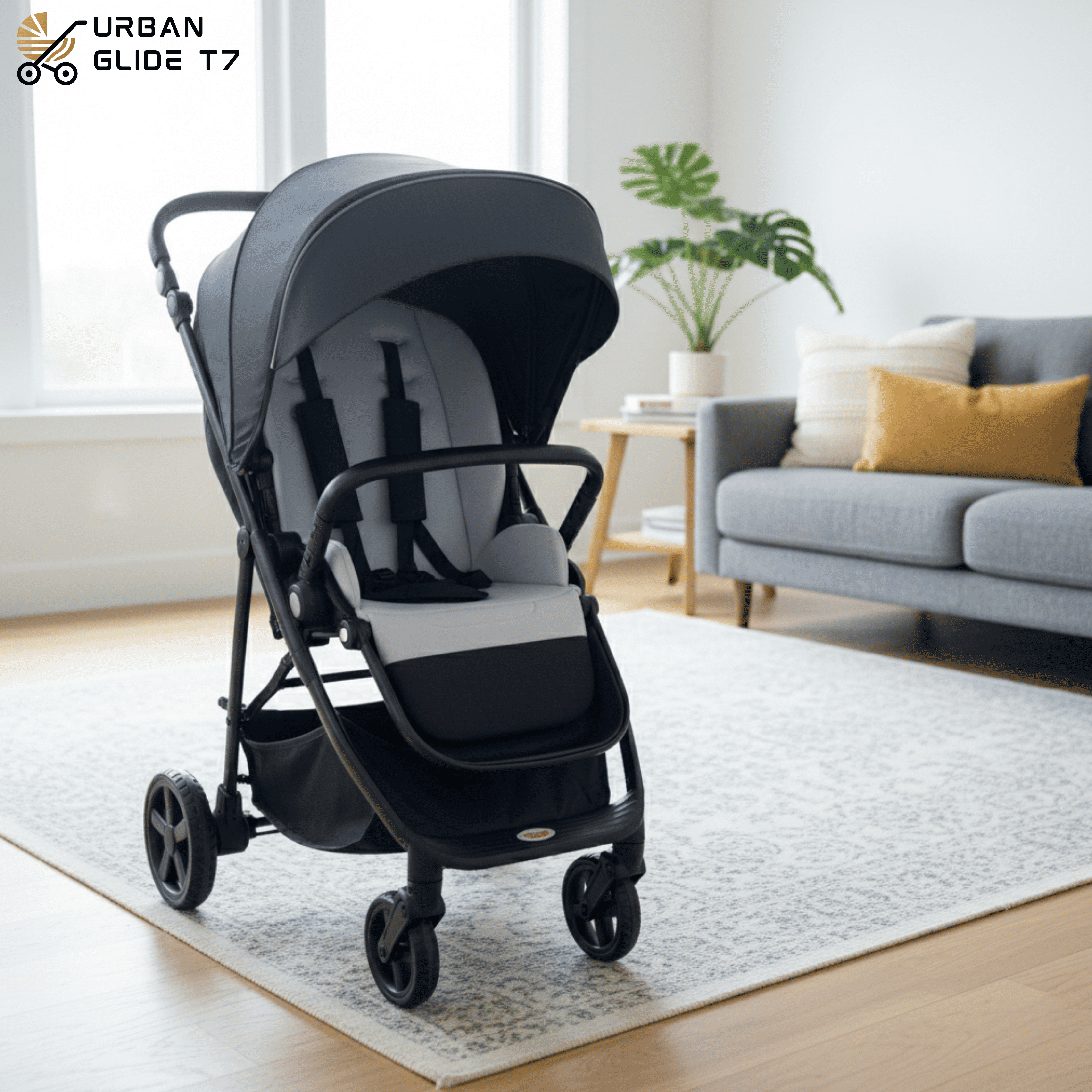 (Pre-book) TinyTyke Urban Glide (T7) Travel System Stroller – Car to Curb in Seconds