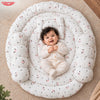 TinyTyke- Premium Baby Bedding Set With A Head Pillow & 2 Side Bolster Pillows