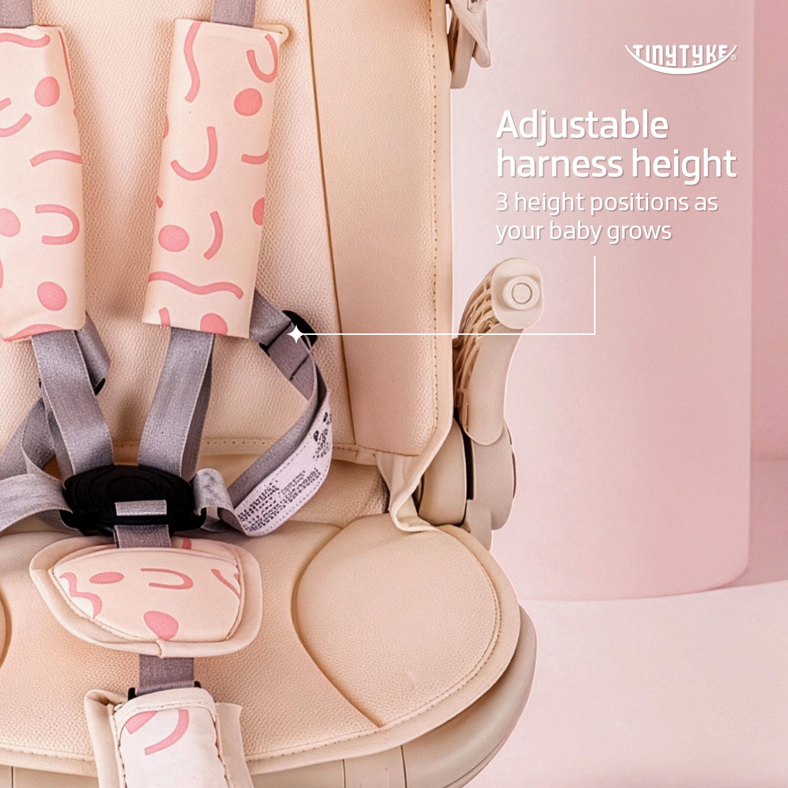 TinyTyke Urban Glide (T6) Luxury Stroller with Parent-Facing and Forward-Facing Reversible Seat | Newborn Ready with 3-Position Recline and One-touch Fold (0-40 Months)