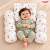 TinyTyke- Premium Muslin Baby Pillow Set with 2 Side Bolster Pillows & Head Support Pillow