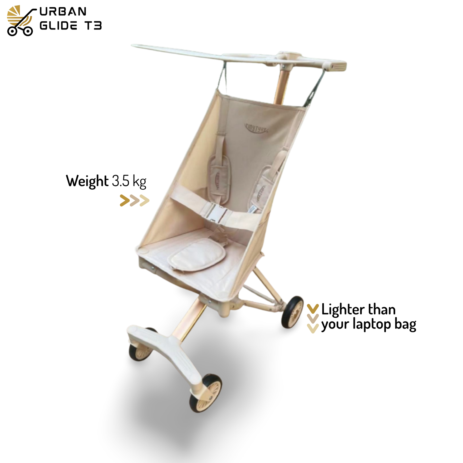 (Pre-book) TinyTyke Urban Glide (T3) Stroller – The Featherweight Champion