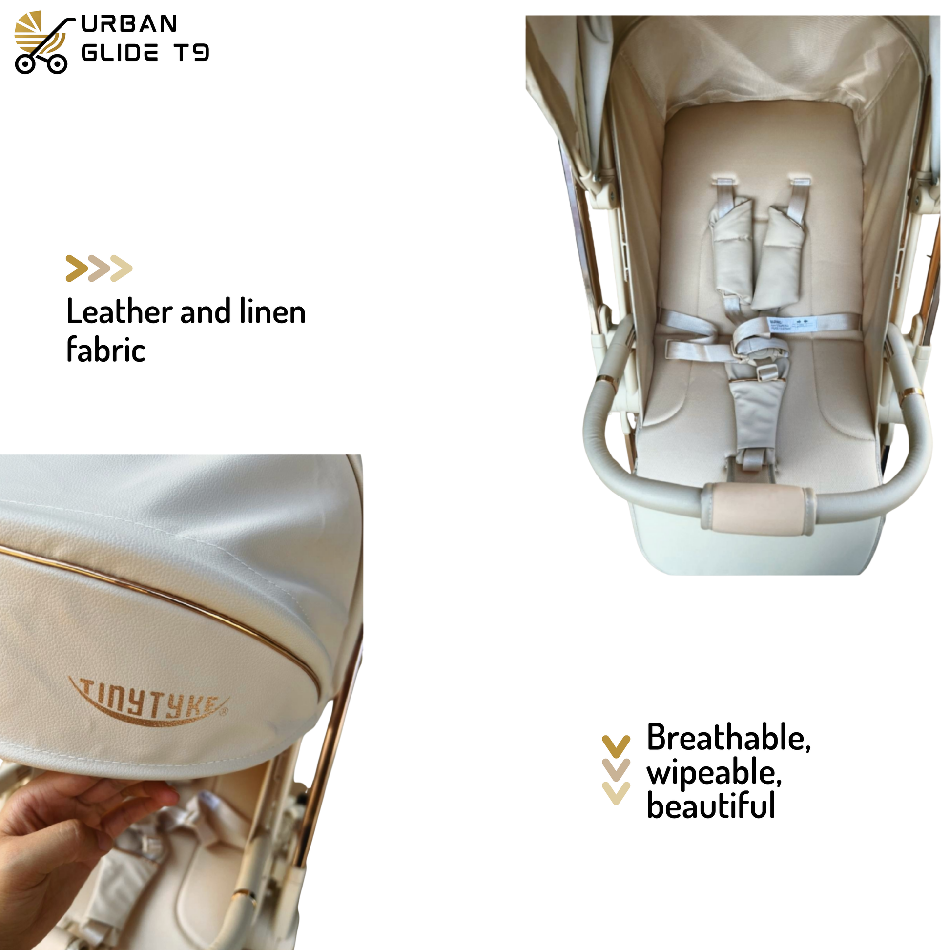 (Pre-book) TinyTyke Urban Glide (T9) Stroller – The Smart Switcher