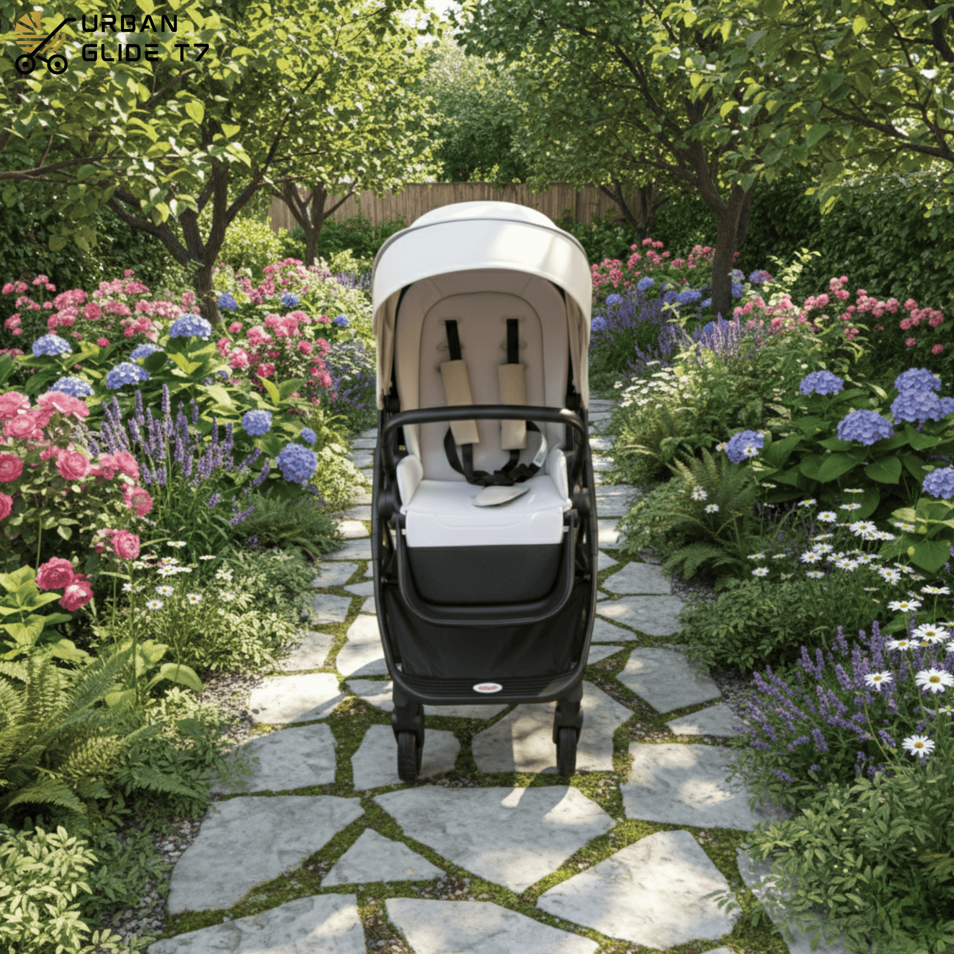 (Pre-book) TinyTyke Urban Glide (T7) Travel System Stroller – Car to Curb in Seconds