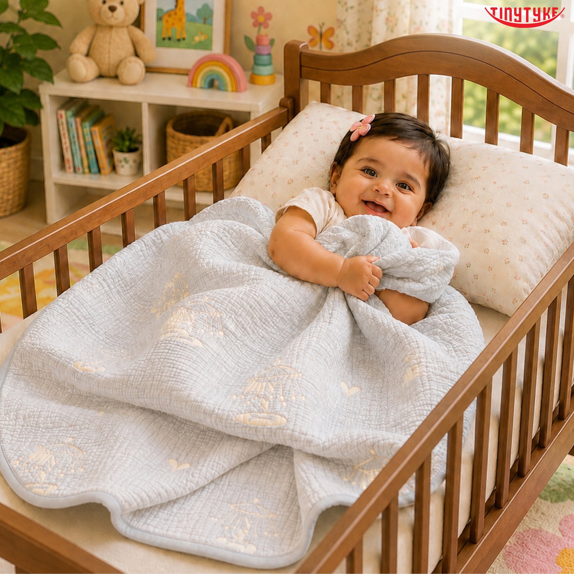 TinyTyke- Ultra Soft Muslin Baby Blanket