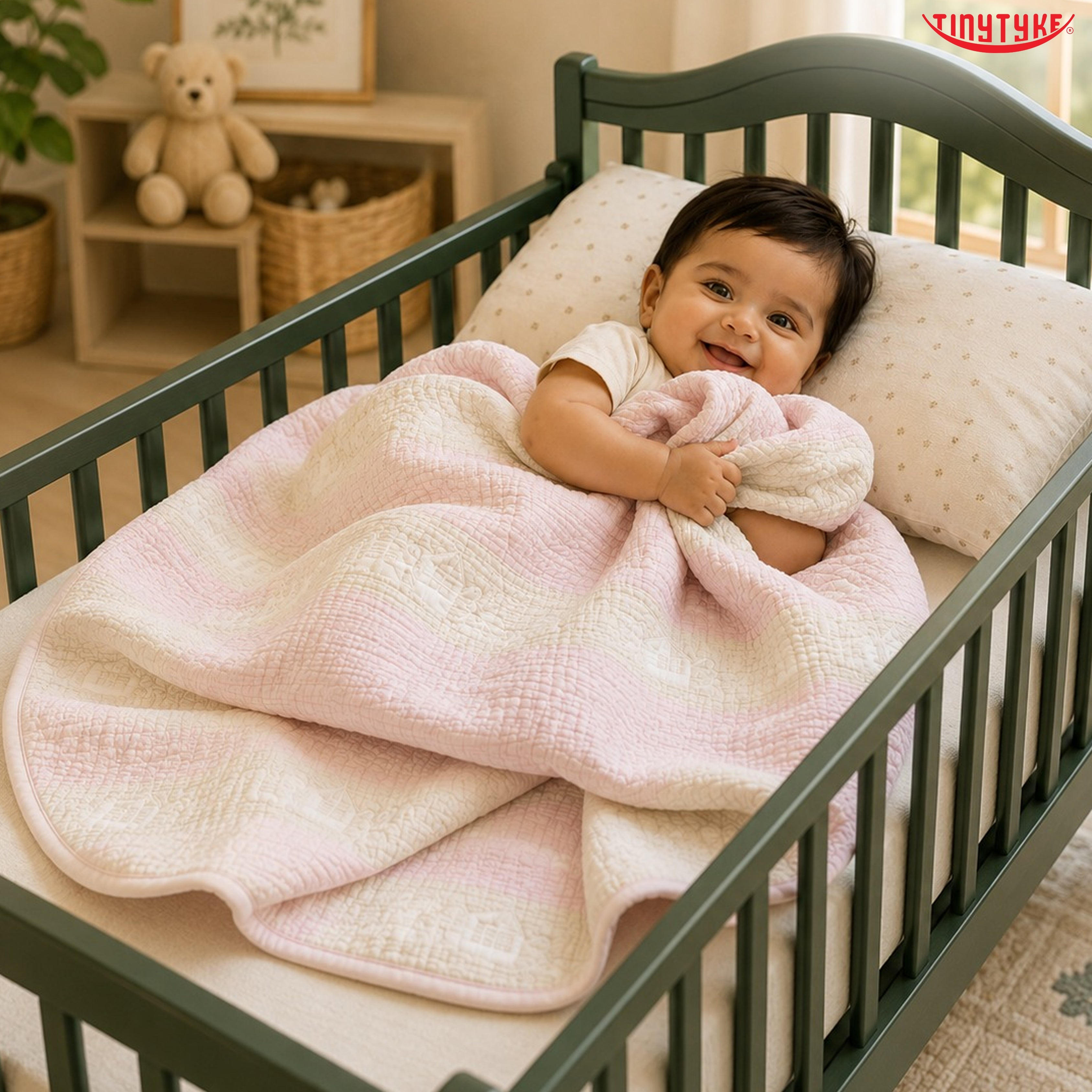 TinyTyke- Ultra Soft Muslin Baby Blanket