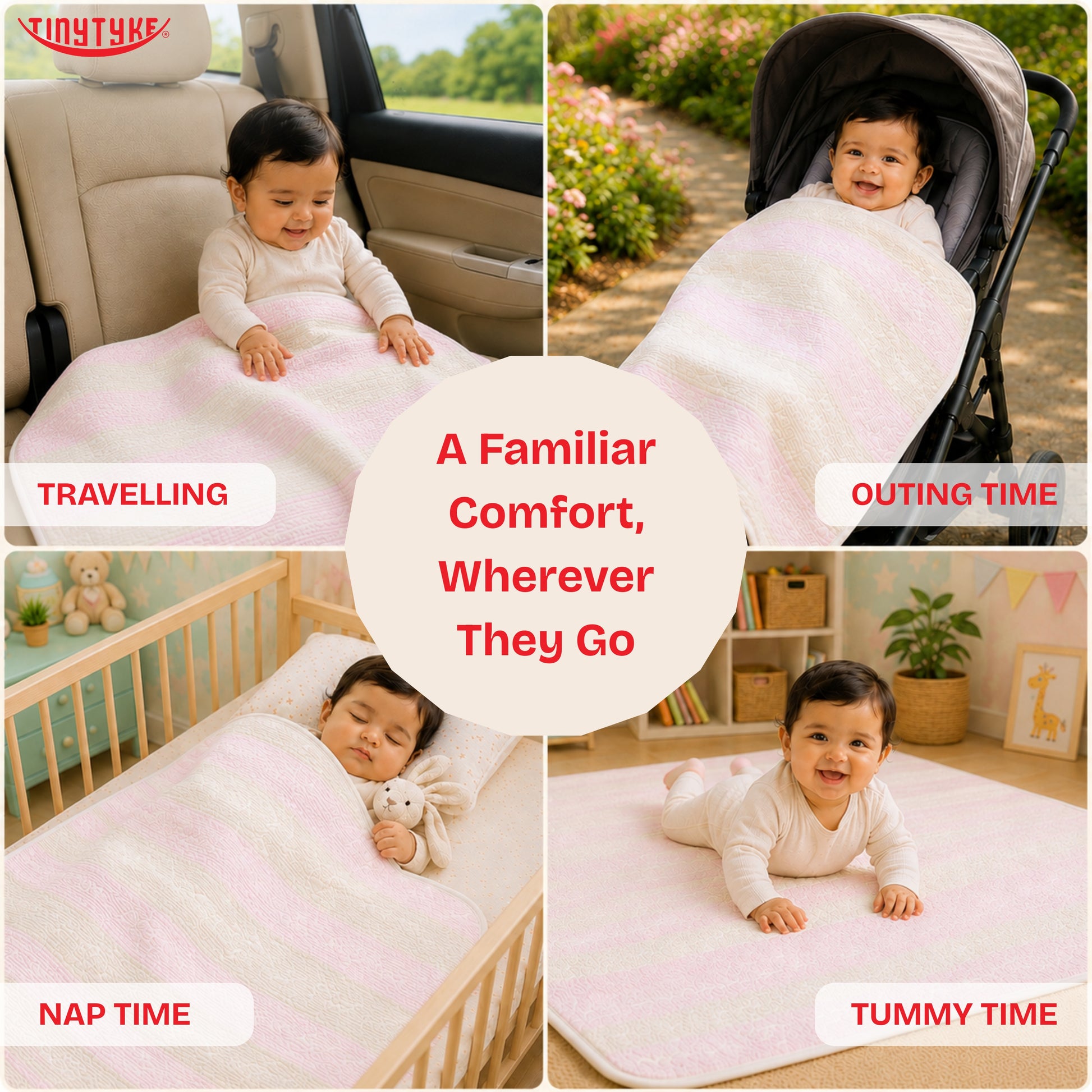 TinyTyke- Ultra Soft Muslin Baby Blanket