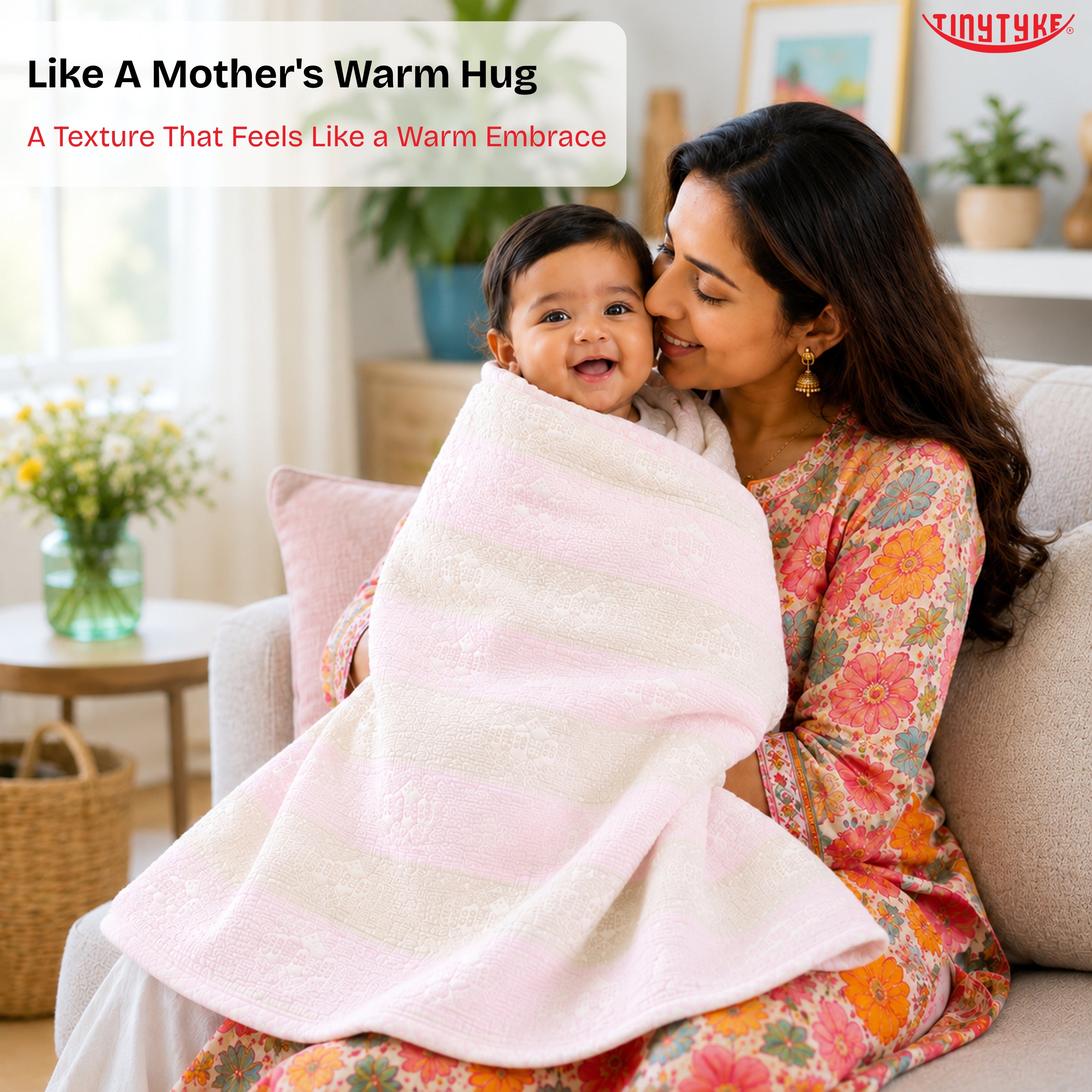 TinyTyke- Ultra Soft Muslin Baby Blanket