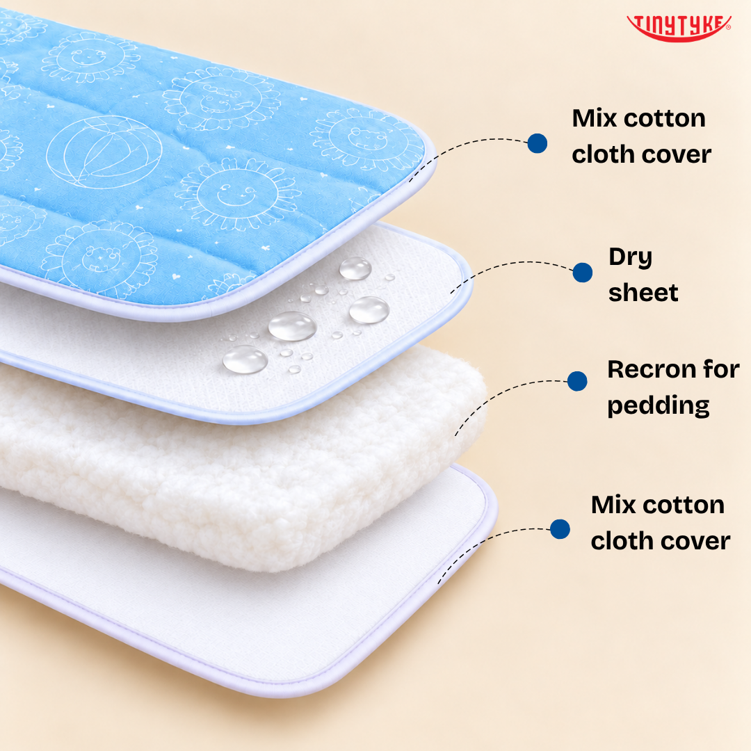 TinyTyke- Baby Dry Sheet Cum Changing Mat