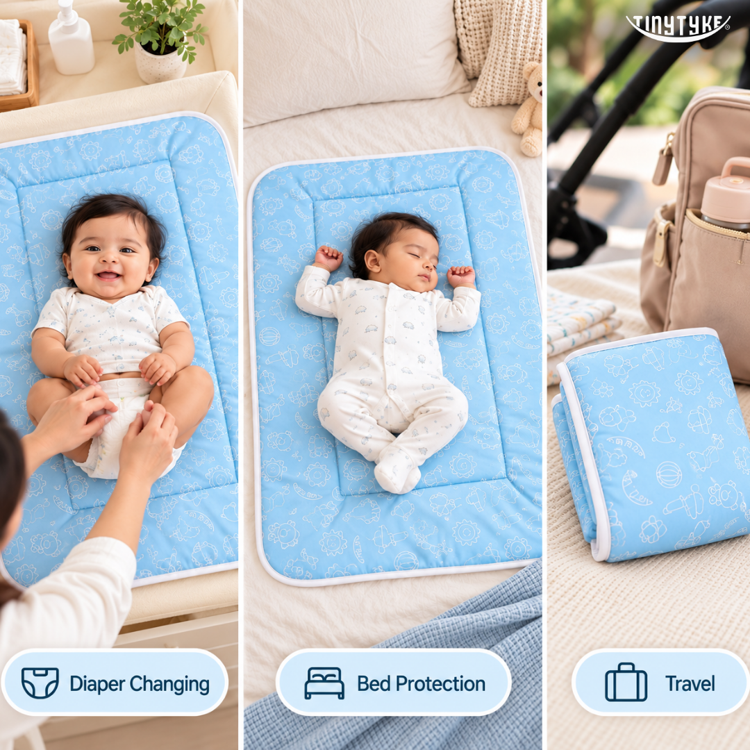TinyTyke- Baby Dry Sheet Cum Changing Mat