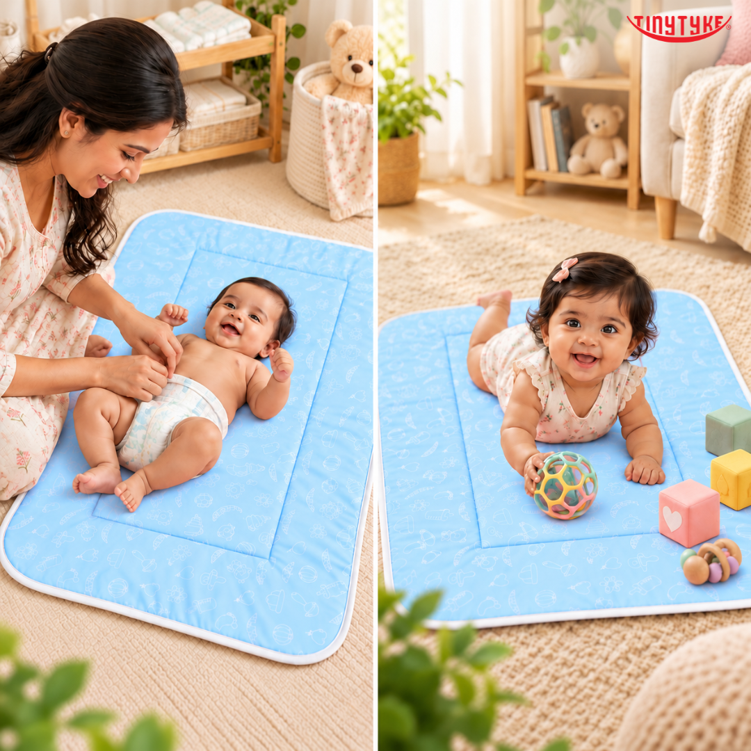 TinyTyke- Baby Dry Sheet Cum Changing Mat