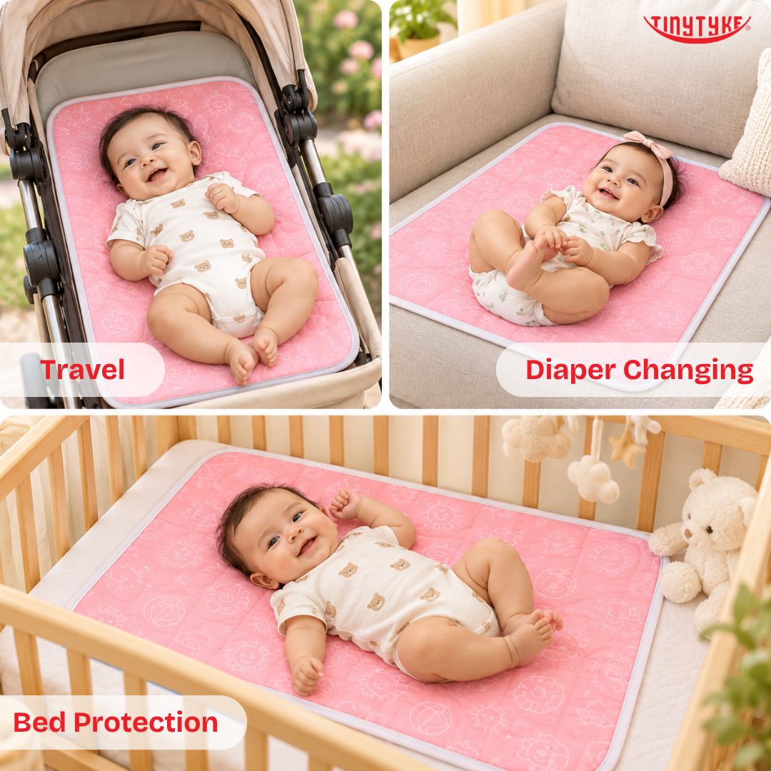 TinyTyke- Baby Dry Sheet Cum Changing Mat