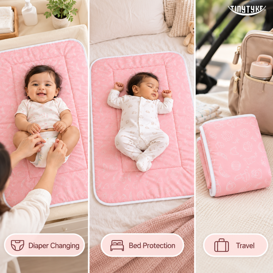 TinyTyke- Baby Dry Sheet Cum Changing Mat