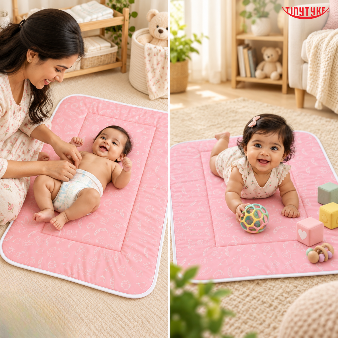 TinyTyke- Baby Dry Sheet Cum Changing Mat