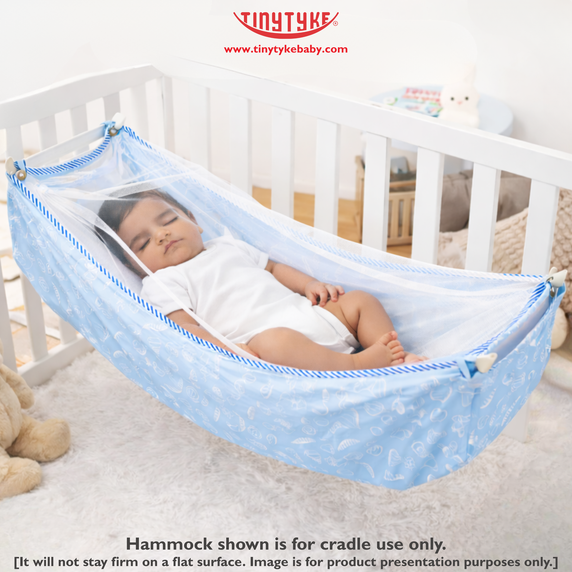 TinyTyke- Simple Hammock With Mosquito Net