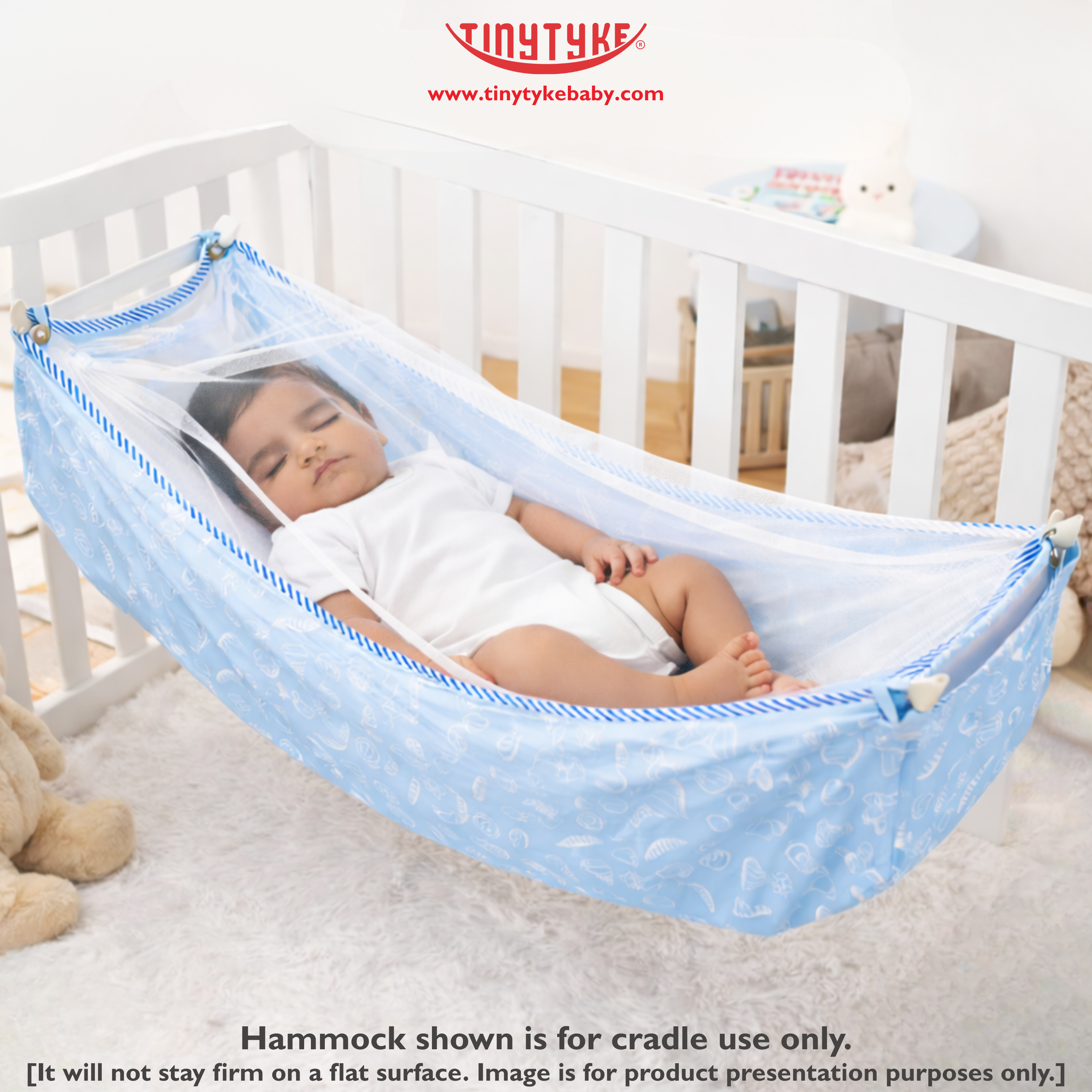 TinyTyke- Simple Hammock With Mosquito Net