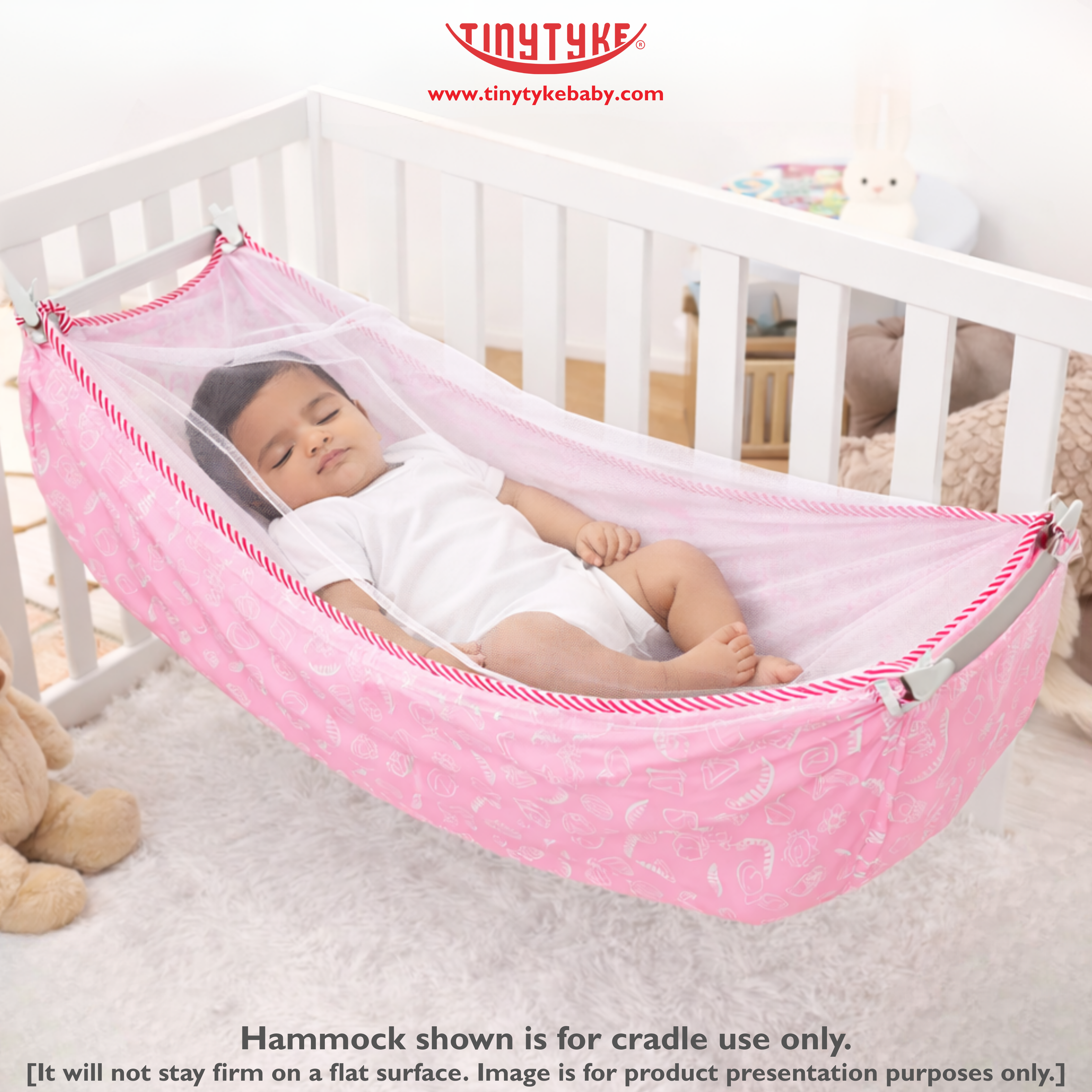 TinyTyke- Simple Hammock With Mosquito Net
