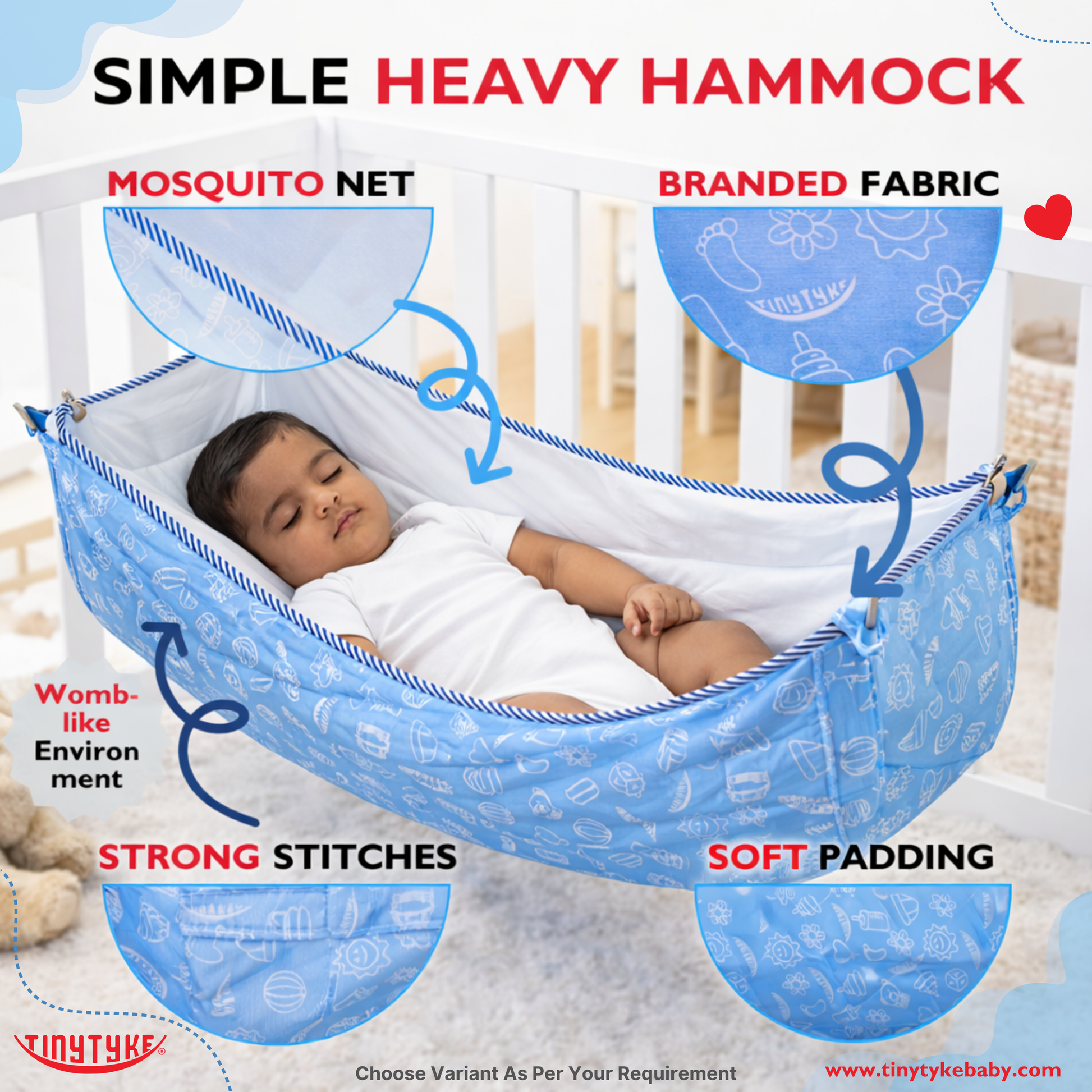hängematte babybett Simple Heavy Hammock for Secure Baby Sleep