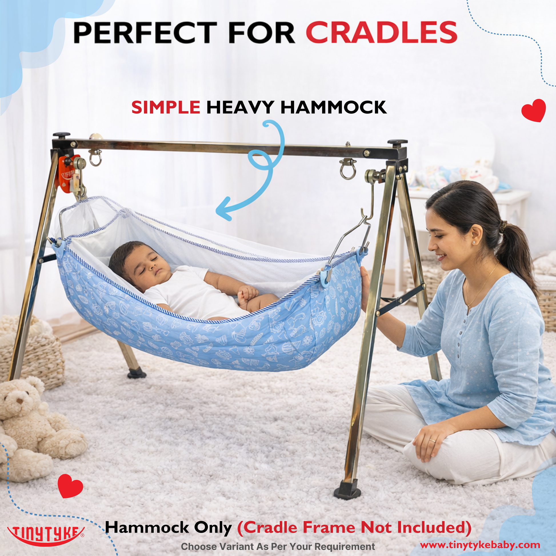 Simple Heavy Hammock for Secure Baby Sleep