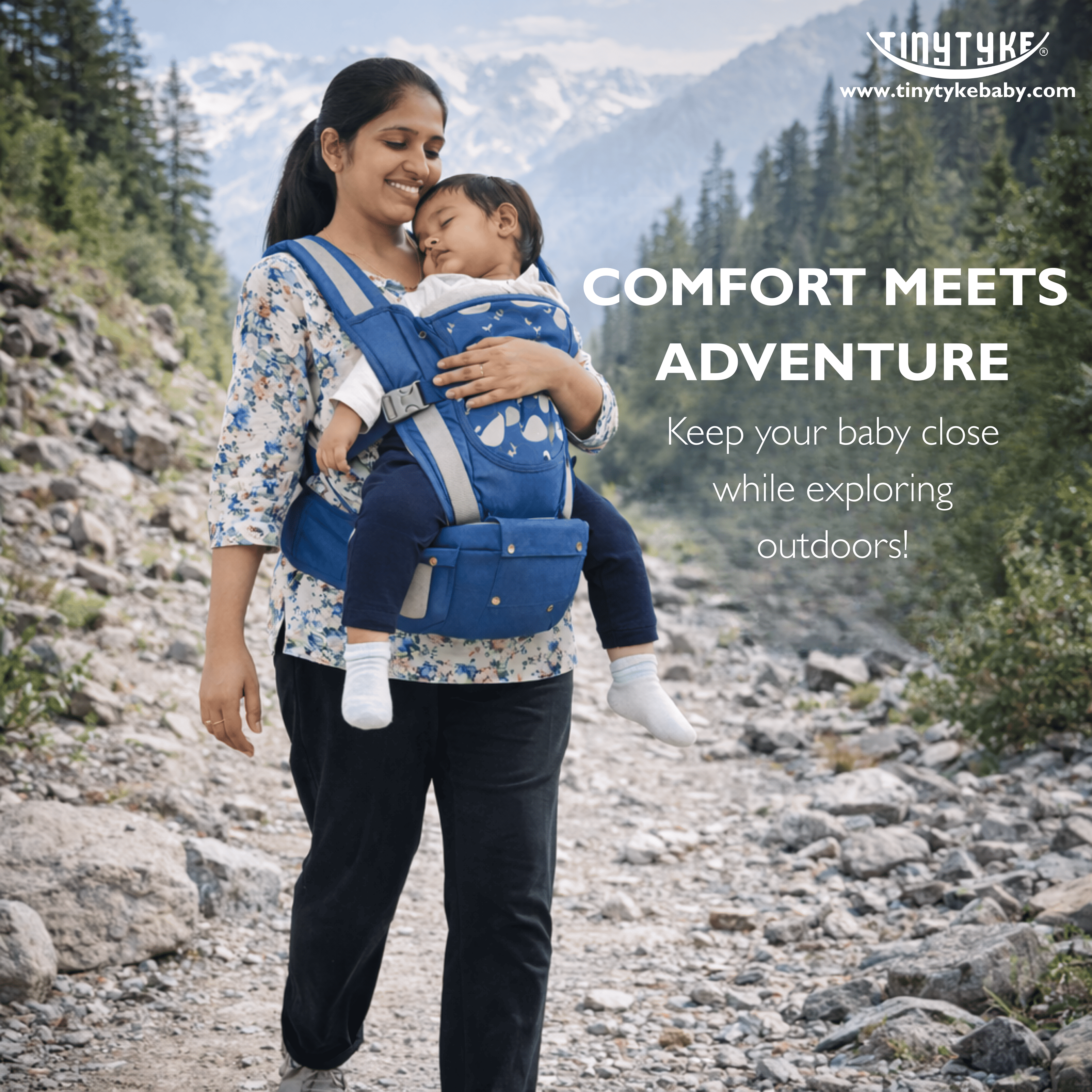 TinyTyke- Comfort Carry Baby Belt | With Hip Seat