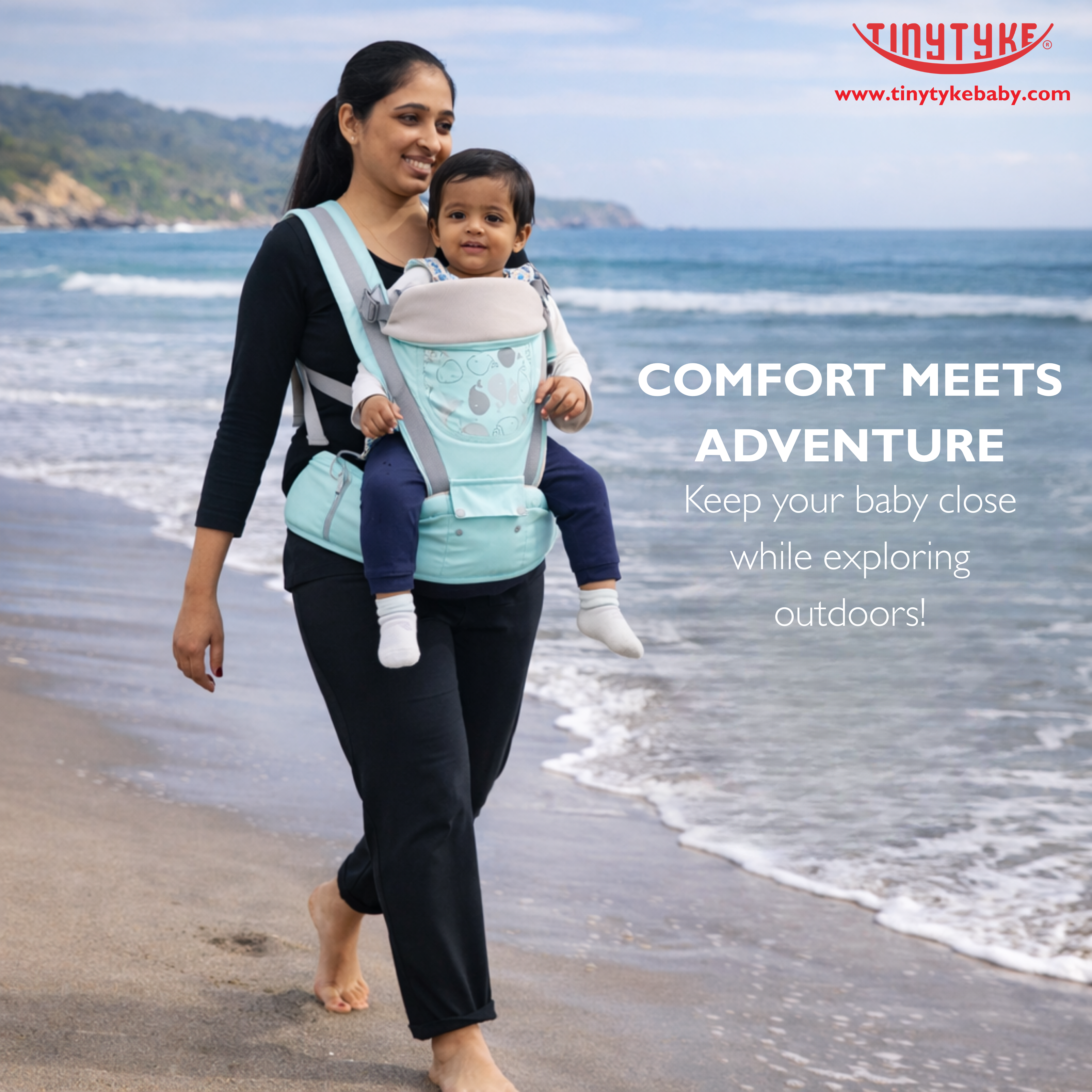 TinyTyke- Comfort Carry Baby Belt | With Hip Seat