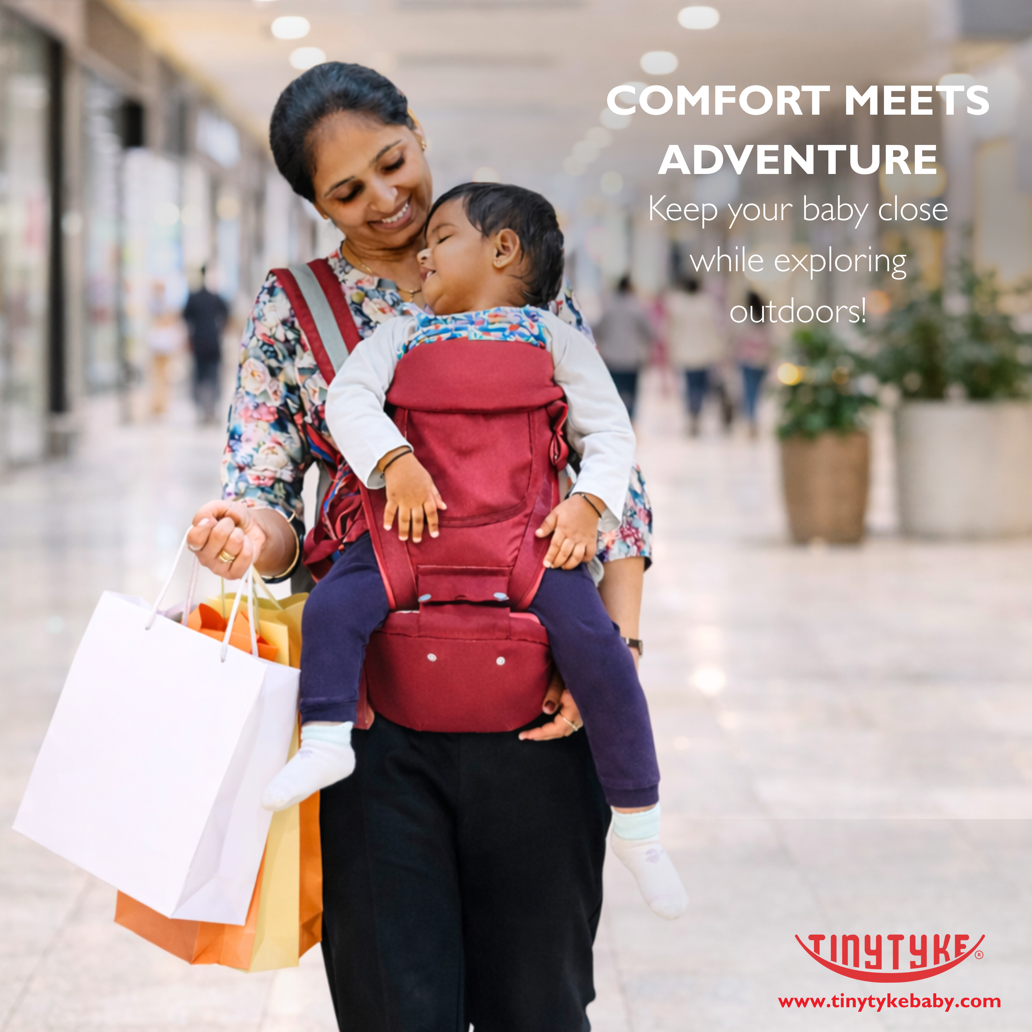TinyTyke- Comfort Carry Baby Belt | With Hip Seat