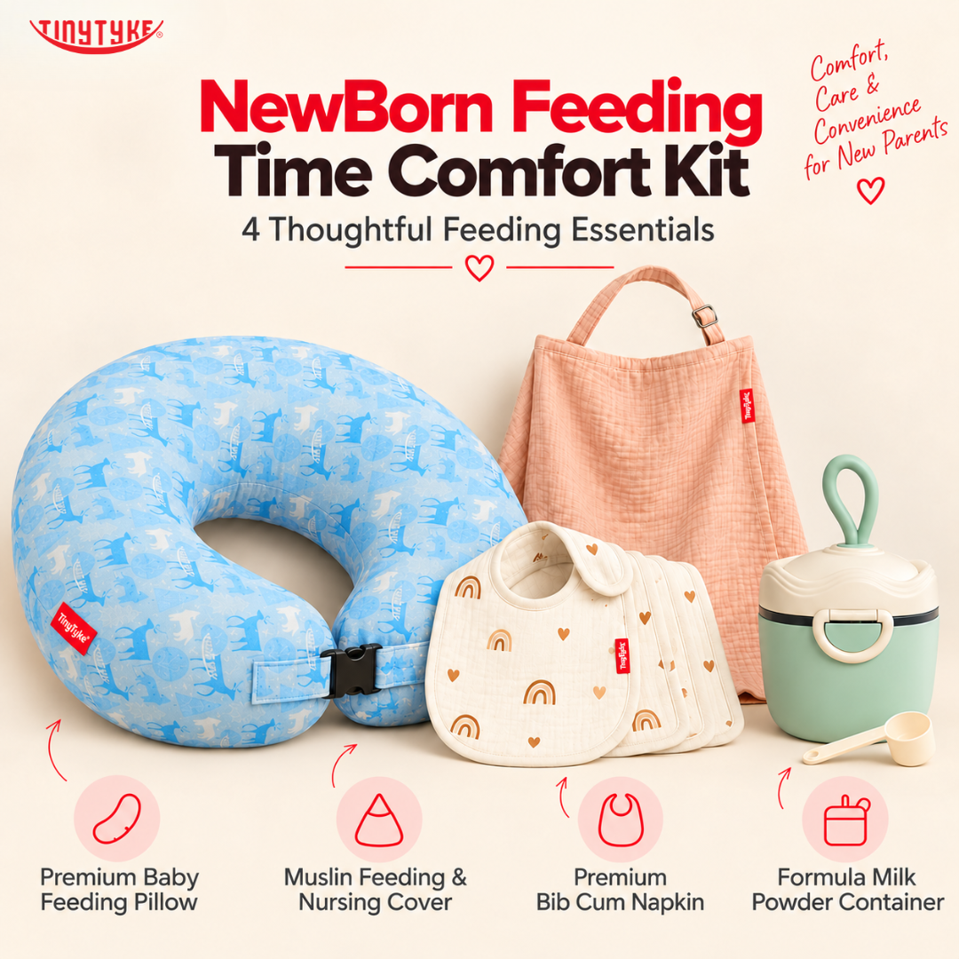 TinyTyke- NewBorn Feeding Time Comfort Kit | Combo