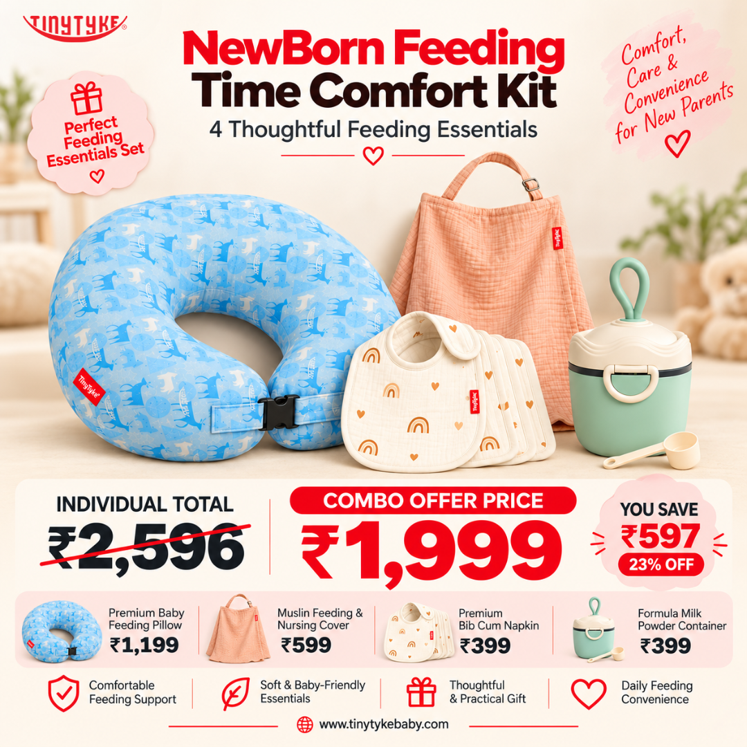 TinyTyke- NewBorn Feeding Time Comfort Kit | Combo