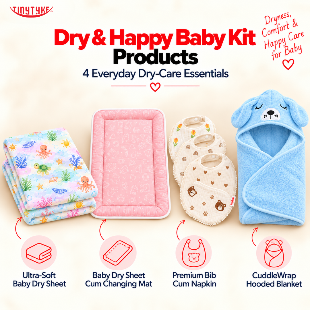 TinyTyke- Dry & Happy Baby Kit | Combo