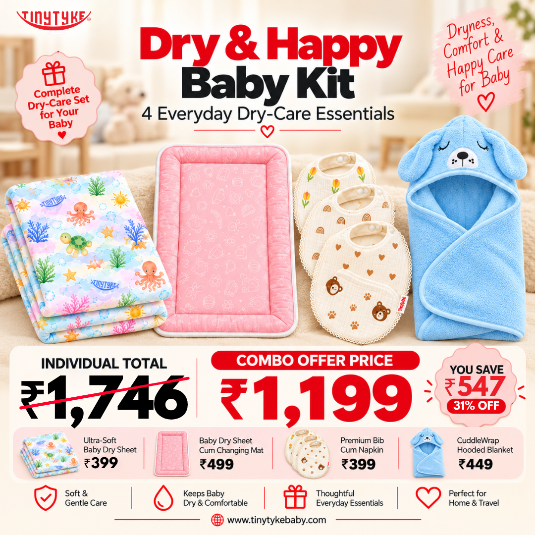 TinyTyke- Dry & Happy Baby Kit | Combo
