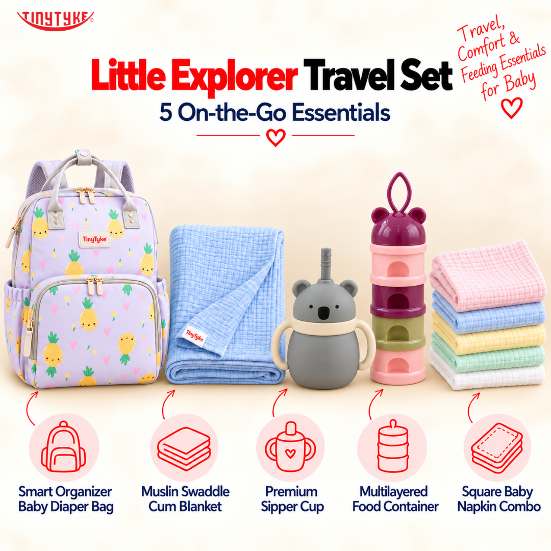 TinyTyke- Little Explorer Baby Travel Kit | Combo