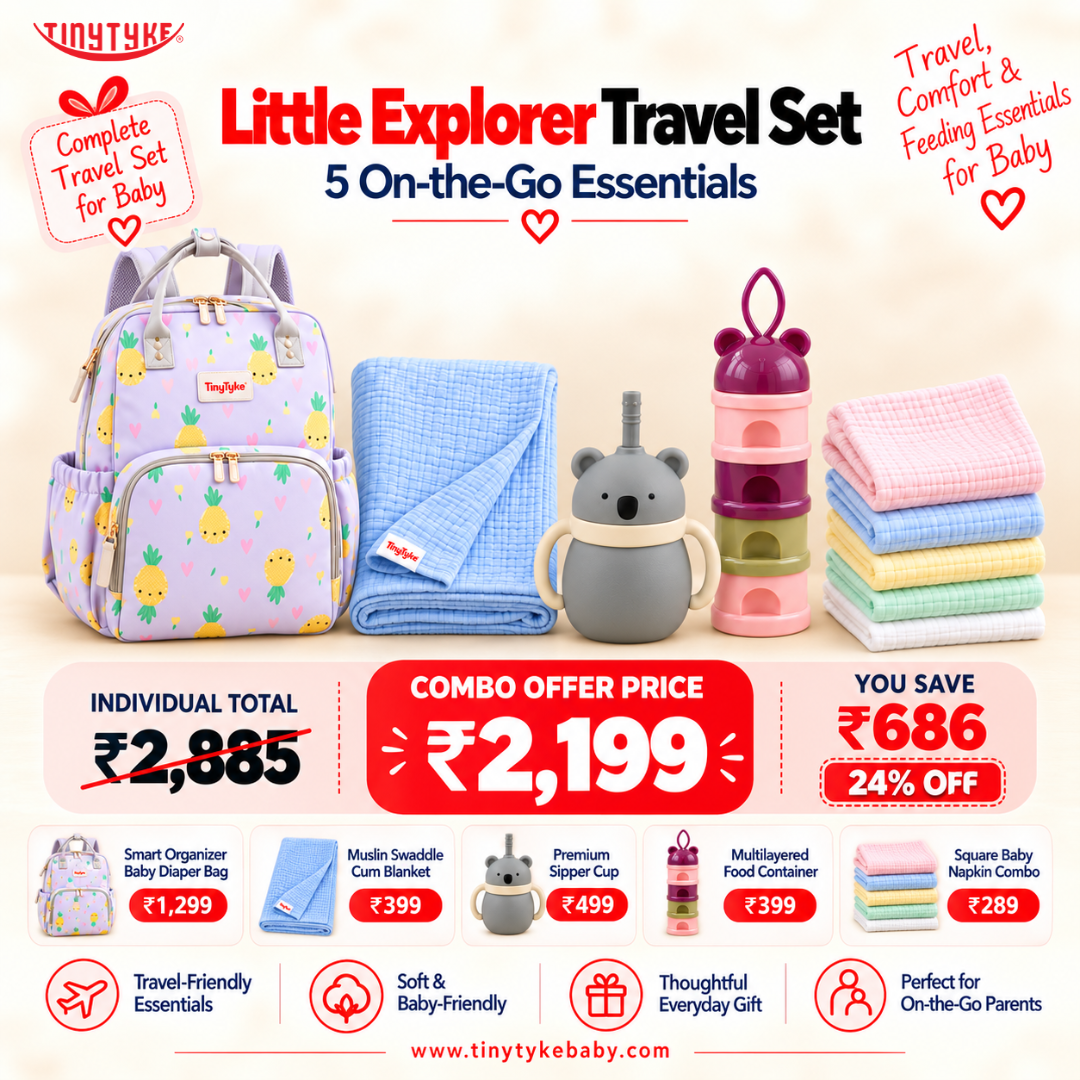 TinyTyke- Little Explorer Baby Travel Kit | Combo
