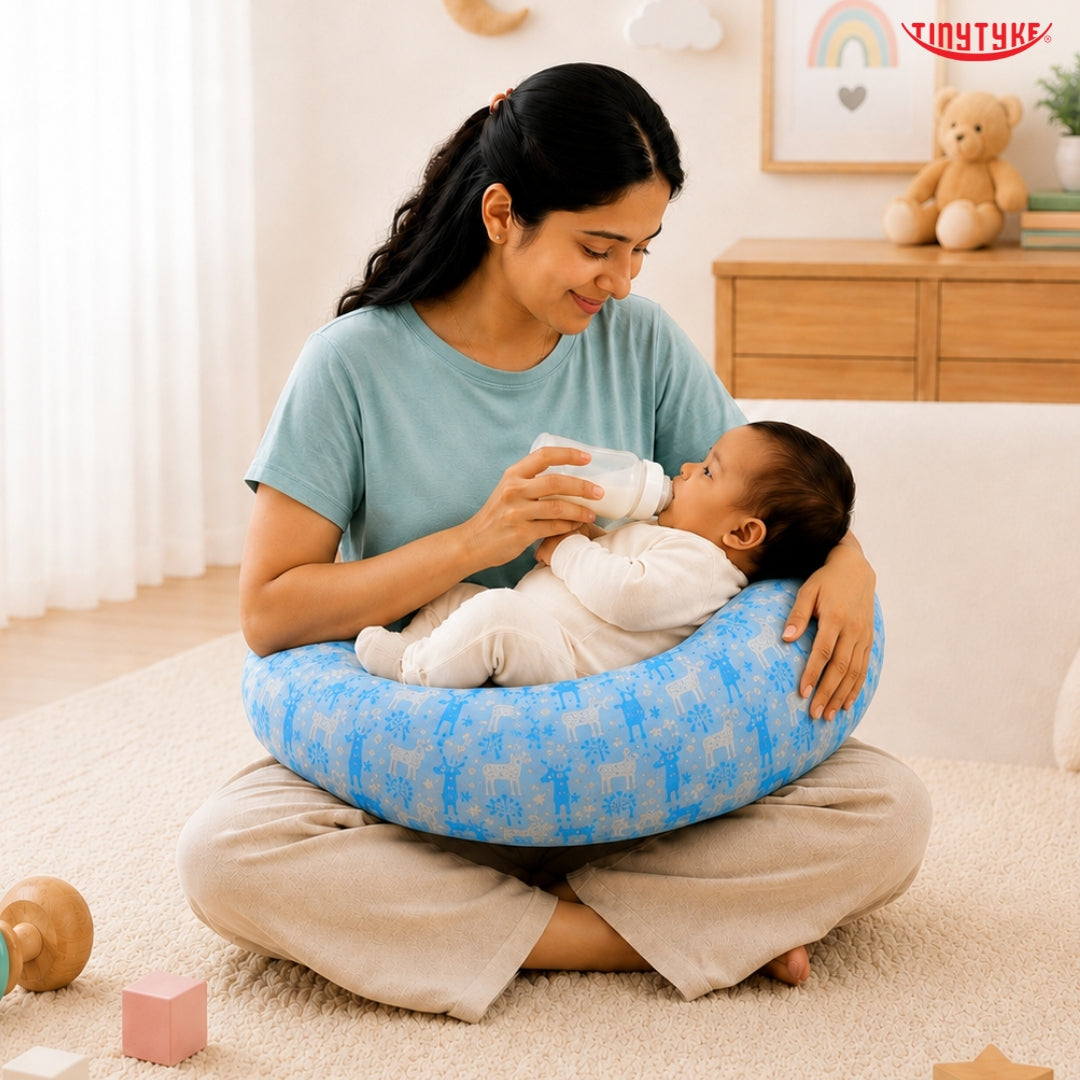TinyTyke- Premium Baby Feeding Pillow With Adjustable Waist Strap