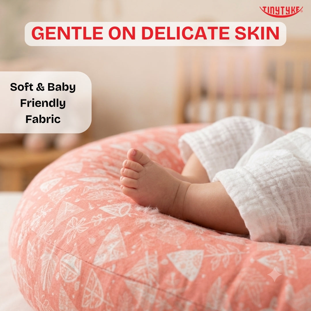 TinyTyke- Premium Baby Feeding Pillow With Adjustable Waist Strap