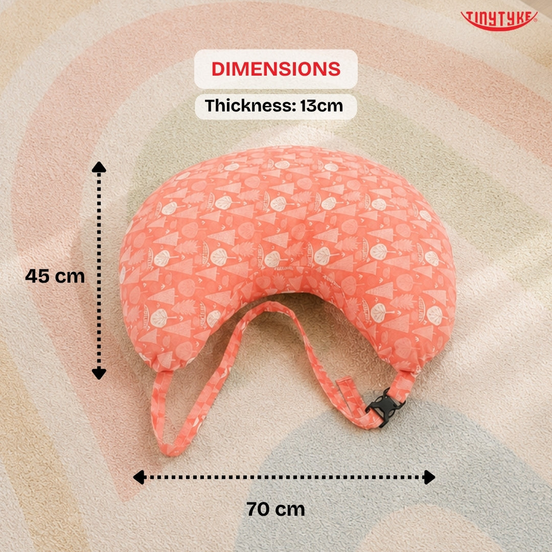 TinyTyke- Premium Baby Feeding Pillow With Adjustable Waist Strap