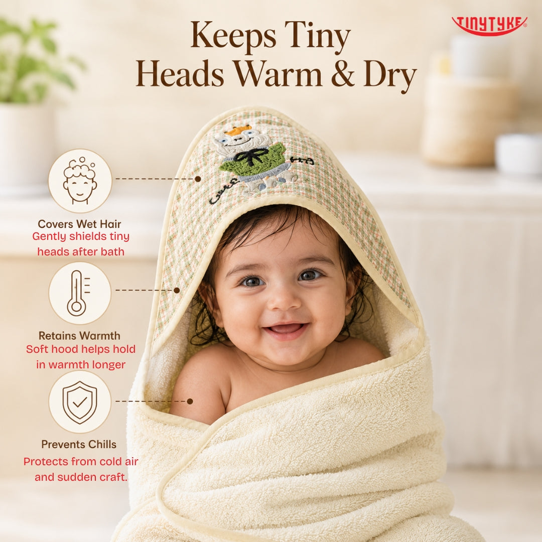 TinyTyke- CuddleWrap Hooded Blanket