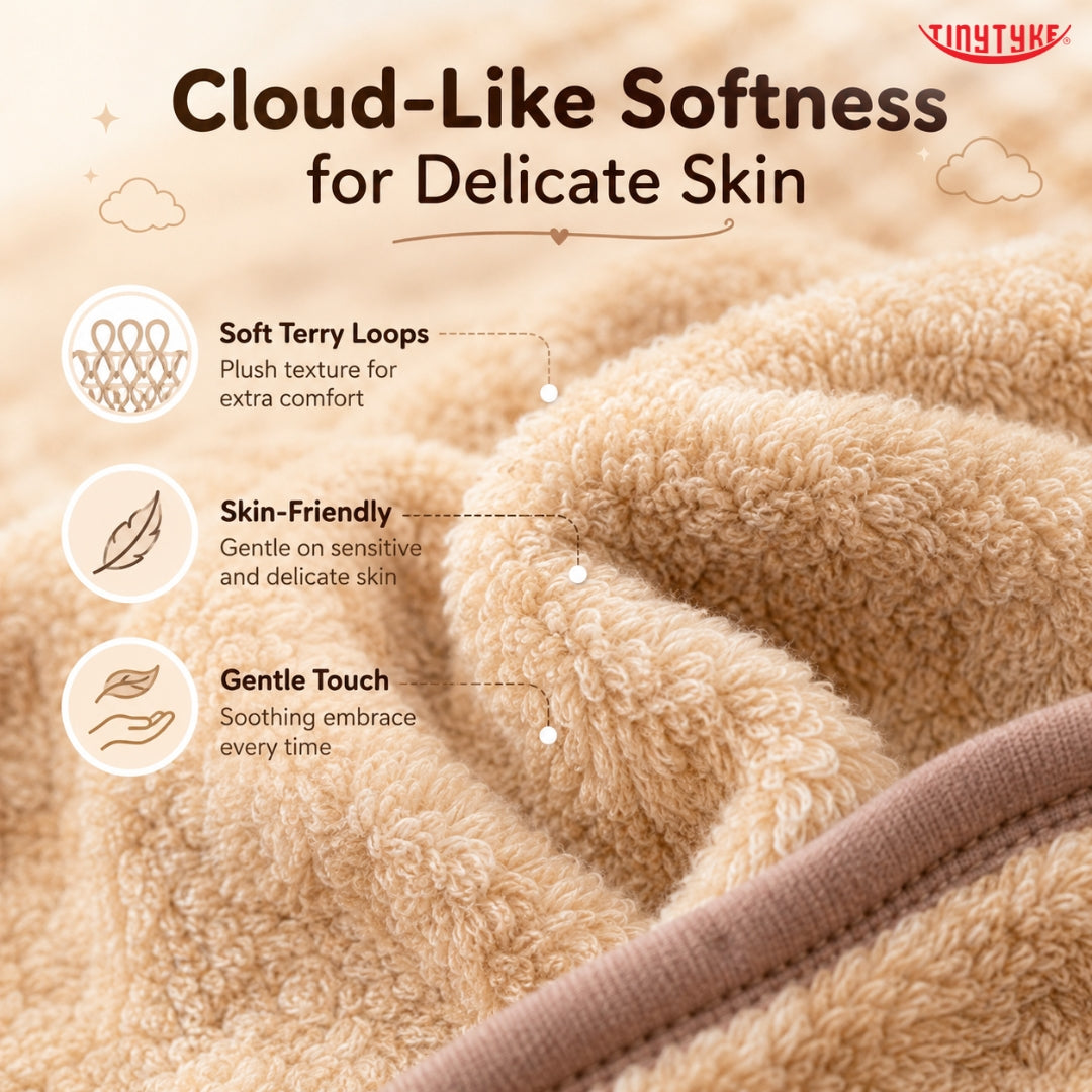 TinyTyke- CuddleWrap Hooded Blanket