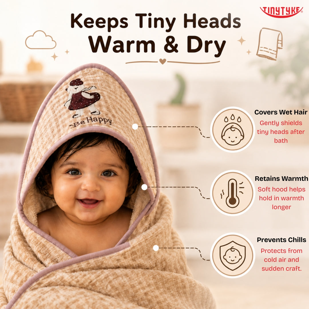 TinyTyke- CuddleWrap Hooded Blanket