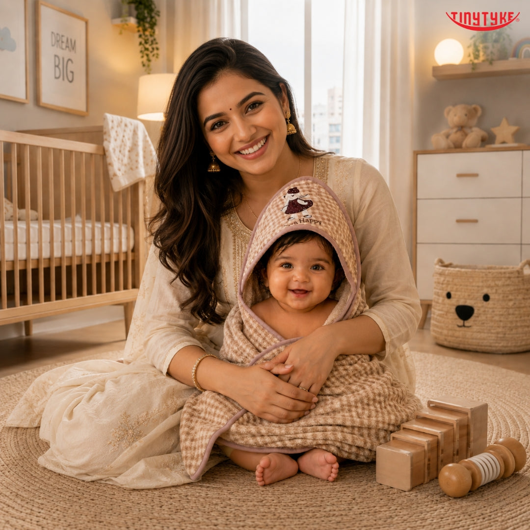TinyTyke- CuddleWrap Hooded Blanket