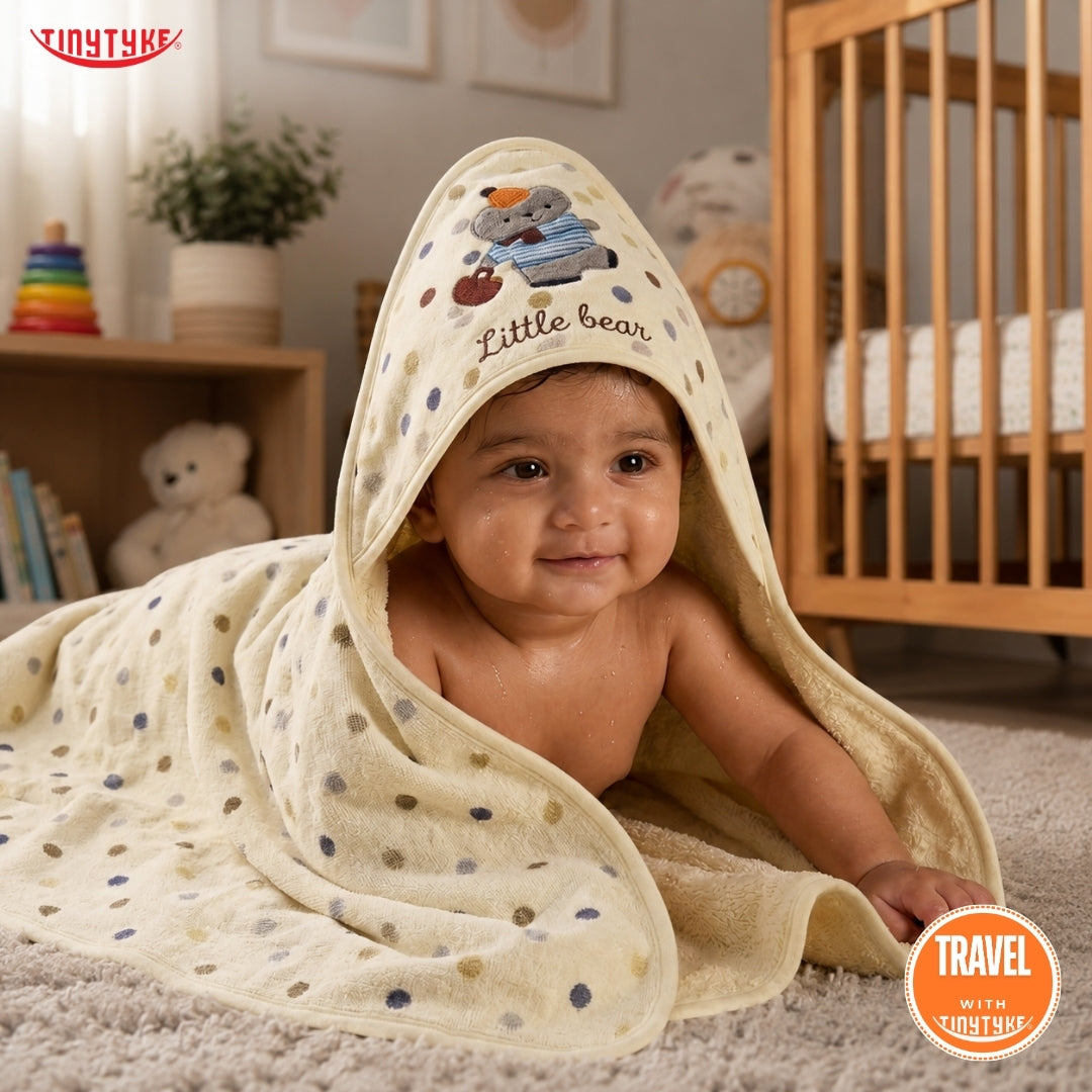 TinyTyke- CuddleWrap Hooded Blanket