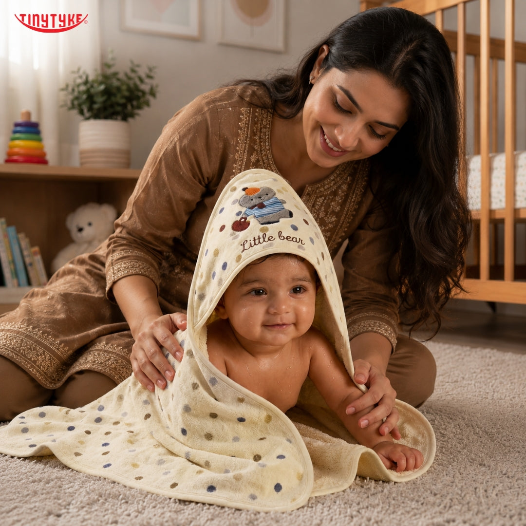 TinyTyke- CuddleWrap Hooded Blanket