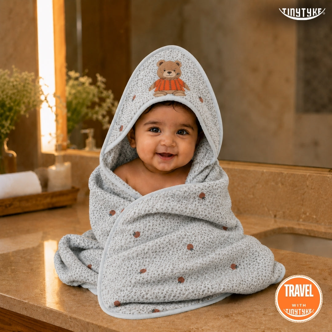 TinyTyke- CuddleWrap Hooded Blanket