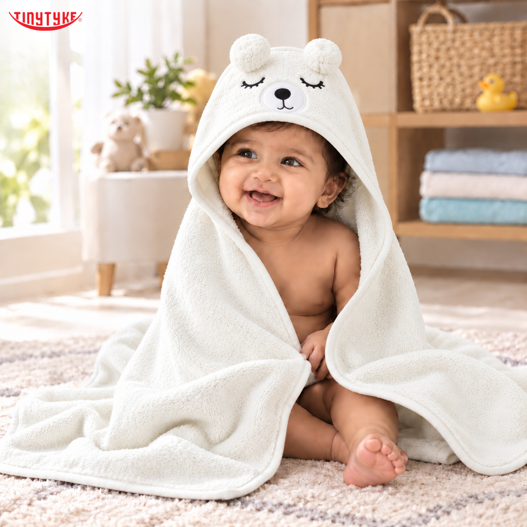 TinyTyke- CuddleWrap Hooded Blanket