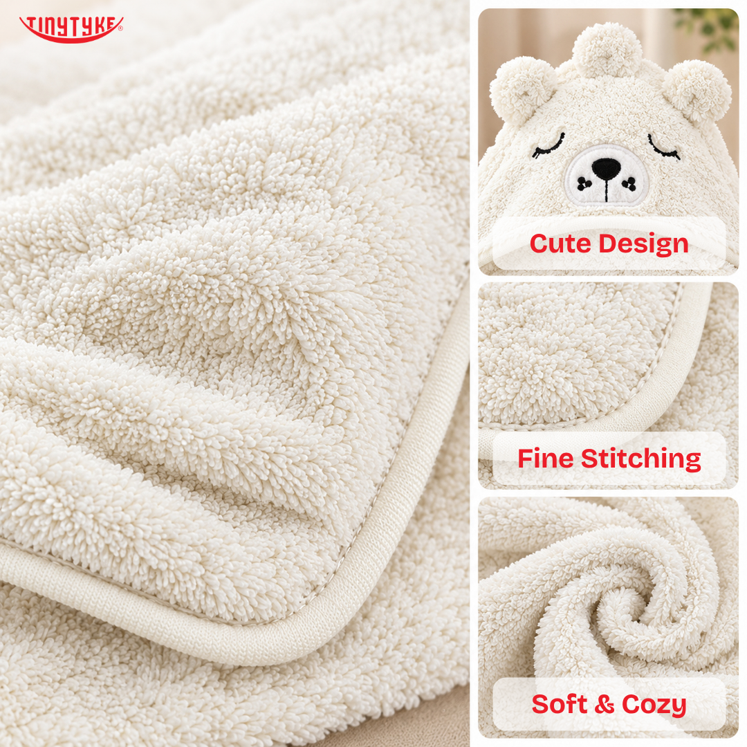 TinyTyke- CuddleWrap Hooded Blanket