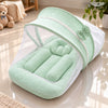 TinyTyke- Premium Crinkled Muslin Baby Mosquito Net Bed